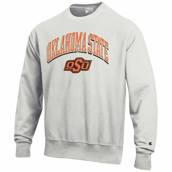 Men's Champion® Gray Oklahoma State Cowboys Arch Over Logo Reverse Weave Pullover Sweatshirt Men's Champion® Gray Oklahoma State Cowboys Arch Over Logo Reverse Weave Pullover Sweatshirt -Champion shop unnamed file 5812