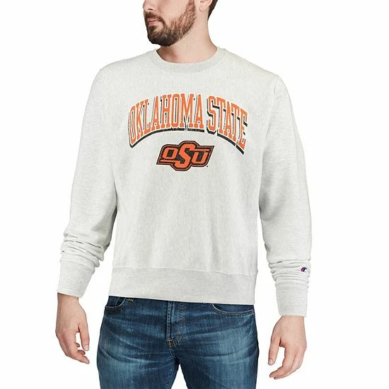 Men's Champion® Gray Oklahoma State Cowboys Arch Over Logo Reverse Weave Pullover Sweatshirt Men's Champion® Gray Oklahoma State Cowboys Arch Over Logo Reverse Weave Pullover Sweatshirt -Champion shop unnamed file 5814