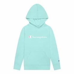 Girls 7-16 Champion® Raglan Hoodie Blue Mist -Champion shop unnamed file 583