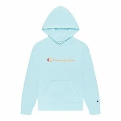 Girls 7-16 Champion® Raglan Hoodie Blue Mist -Champion shop unnamed file 590