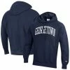 Men's Champion Navy Georgetown Hoyas Team Arch Reverse Weave Pullover Hoodie -Champion shop unnamed file 5934