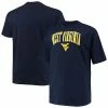 Men's Champion Navy West Virginia Mountaineers Big & Tall Arch Over Wordmark T-Shirt -Champion shop unnamed file 5942