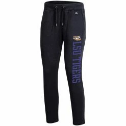 Women's Champion® Heathered Black LSU Tigers 2.0 Fleece Pants -Champion shop unnamed file 5956