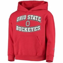 Youth Champion Scarlet Ohio State Buckeyes Powerblend Pullover Hoodie 8 Youth Champion Scarlet Ohio State Buckeyes Powerblend Pullover Hoodie -Champion shop unnamed file 5994