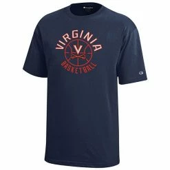 Youth Champion Navy Virginia Cavaliers Basketball T-Shirt