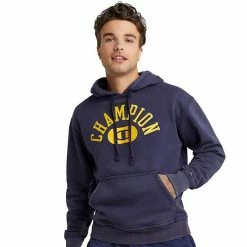 Men's Champion® Vintage Wash Varsity Fleece Hoodie Solar Wash Blue Jay -Champion shop unnamed file 609
