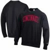 Men's Champion Black Cincinnati Bearcats Arch Reverse Weave Pullover Sweatshirt -Champion shop unnamed file 6093