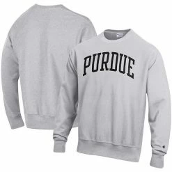 Men's Champion Heathered Gray Purdue Boilermakers Arch Reverse Weave Pullover Sweatshirt 3 Men's Champion Heathered Gray Purdue Boilermakers Arch Reverse Weave Pullover Sweatshirt -Champion shop unnamed file 6102
