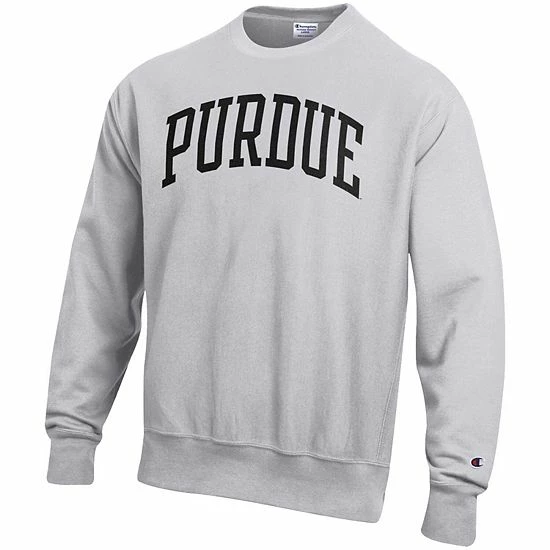 Men's Champion Heathered Gray Purdue Boilermakers Arch Reverse Weave Pullover Sweatshirt Men's Champion Heathered Gray Purdue Boilermakers Arch Reverse Weave Pullover Sweatshirt -Champion shop unnamed file 6103