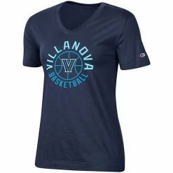 Women's Champion Navy Villanova Wildcats Basketball V-Neck T-Shirt 3 Women's Champion Navy Villanova Wildcats Basketball V-Neck T-Shirt -Champion shop unnamed file 6130