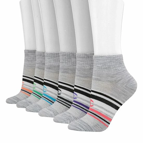 Women's Champion® Athletic Ankle Socks 6-Pack CH512 Black Women's Champion® Athletic Ankle Socks 6-Pack CH512 Black -Champion shop unnamed file 614