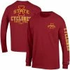 Men's Champion Cardinal Iowa State Cyclones Team Stack Long Sleeve T-Shirt -Champion shop unnamed file 6149