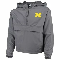 Youth Champion Graphite Michigan Wolverines Pack & Go Windbreaker Jacket -Champion shop unnamed file 6154
