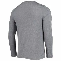 Men's Champion Gray Oklahoma Sooners Wordmark Slash Long Sleeve T-Shirt -Champion shop unnamed file 6159