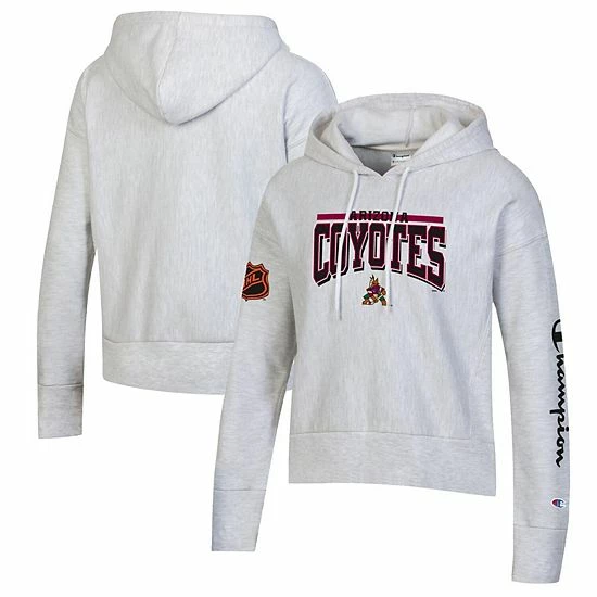 Women's Champion Heathered Gray Arizona Coyotes Reverse Weave Pullover Hoodie Women's Champion Heathered Gray Arizona Coyotes Reverse Weave Pullover Hoodie -Champion shop unnamed file 6160