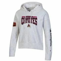 Women's Champion Heathered Gray Arizona Coyotes Reverse Weave Pullover Hoodie 4 Women's Champion Heathered Gray Arizona Coyotes Reverse Weave Pullover Hoodie -Champion shop unnamed file 6162