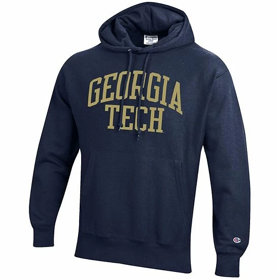 Men's Champion® Navy Georgia Tech Yellow Jackets Team Arch Reverse Weave Pullover Hoodie Men's Champion® Navy Georgia Tech Yellow Jackets Team Arch Reverse Weave Pullover Hoodie -Champion shop unnamed file 6169