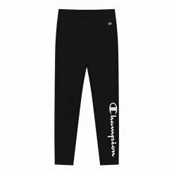 Girls 7-16 Champion® Signature Script Leggings Gray
