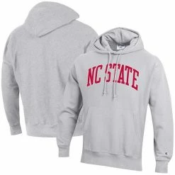 Men's Champion Heathered Gray NC State Wolfpack Team Arch Reverse Weave Pullover Hoodie 3 Men's Champion Heathered Gray NC State Wolfpack Team Arch Reverse Weave Pullover Hoodie -Champion shop unnamed file 6180