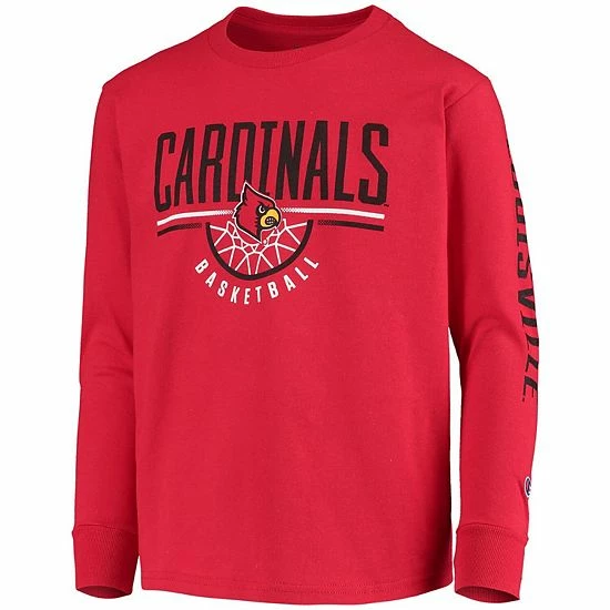 Youth Champion Red Louisville Cardinals Basketball Long Sleeve T-Shirt Youth Champion Red Louisville Cardinals Basketball Long Sleeve T-Shirt -Champion shop unnamed file 6207
