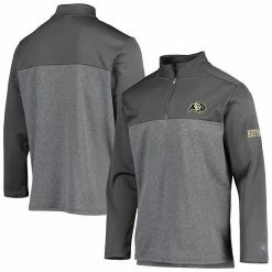 Men's Champion Black Colorado Buffaloes Gameday Quarter-Zip Jacket