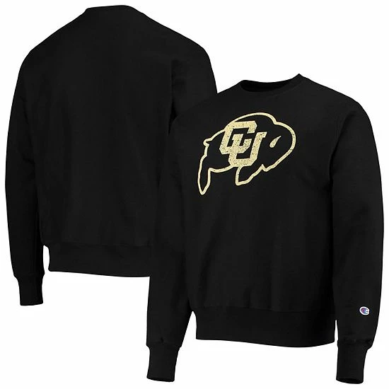 Men's Champion Black Colorado Buffaloes Vault Logo Reverse Weave Pullover Sweatshirt Men's Champion Black Colorado Buffaloes Vault Logo Reverse Weave Pullover Sweatshirt -Champion shop unnamed file 6236