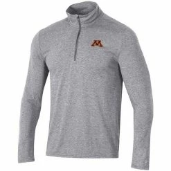 Men's Champion Heathered Gray Minnesota Golden Gophers Field Day Team Quarter-Zip Jacket 3 Men's Champion Heathered Gray Minnesota Golden Gophers Field Day Team Quarter-Zip Jacket -Champion shop unnamed file 6251