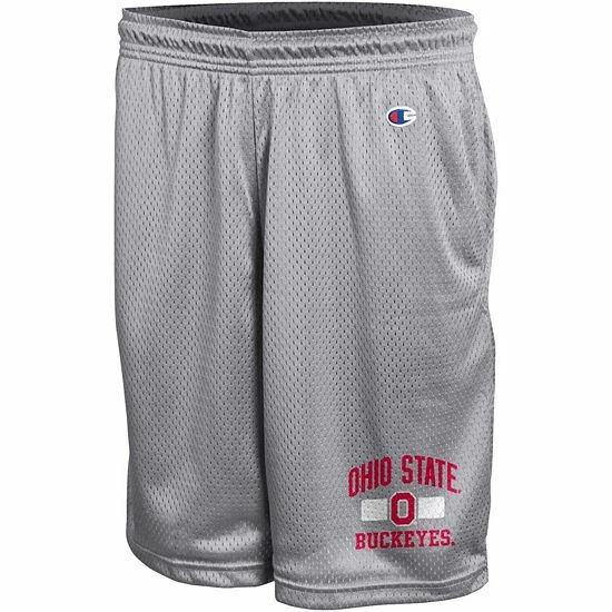 Men's Champion Gray Ohio State Buckeyes College Mesh Shorts Men's Champion Gray Ohio State Buckeyes College Mesh Shorts -Champion shop unnamed file 6292