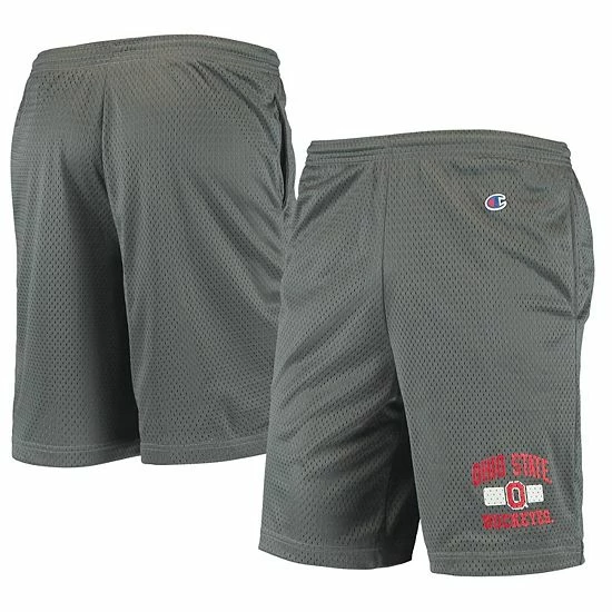 Men's Champion Gray Ohio State Buckeyes College Mesh Shorts Men's Champion Gray Ohio State Buckeyes College Mesh Shorts -Champion shop unnamed file 6293
