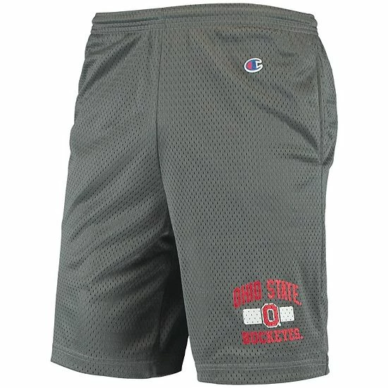 Men's Champion Gray Ohio State Buckeyes College Mesh Shorts Men's Champion Gray Ohio State Buckeyes College Mesh Shorts -Champion shop unnamed file 6294