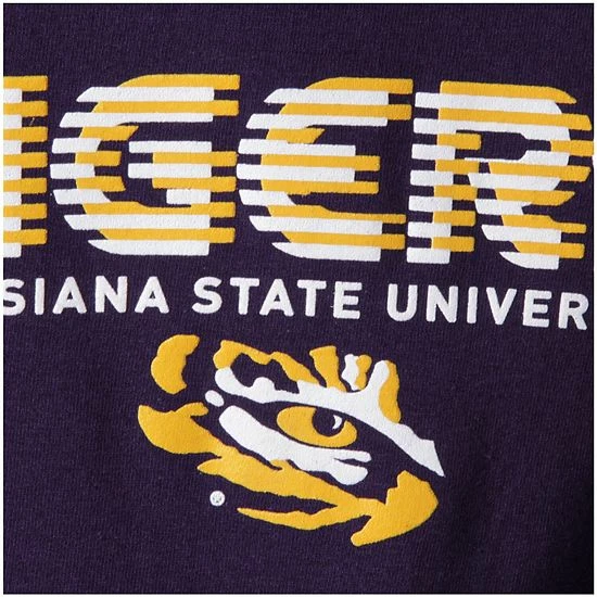 Youth Champion Purple LSU Tigers Jersey Long Sleeve T-Shirt 5 Youth Champion Purple LSU Tigers Jersey Long Sleeve T-Shirt - Image 3