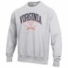 Men's Champion® Gray Virginia Cavaliers Arch Over Logo Reverse Weave Pullover Sweatshirt -Champion shop unnamed file 6344