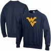 Men's Champion Navy West Virginia Mountaineers Vault Logo Reverse Weave Pullover Sweatshirt -Champion shop unnamed file 6354