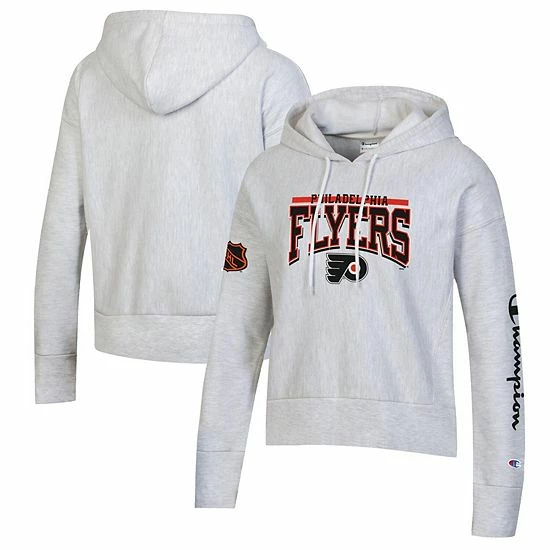 Women's Champion Heathered Gray Philadelphia Flyers Reverse Weave Pullover Hoodie Women's Champion Heathered Gray Philadelphia Flyers Reverse Weave Pullover Hoodie -Champion shop unnamed file 6365