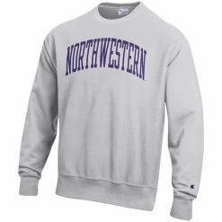 Men's Champion Heathered Gray Northwestern Wildcats Arch Reverse Weave Pullover Sweatshirt 4 Men's Champion Heathered Gray Northwestern Wildcats Arch Reverse Weave Pullover Sweatshirt -Champion shop unnamed file 6405