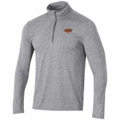 Men's Champion Heathered Gray Oklahoma State Cowboys Field Day Team Quarter-Zip Jacket 4 Men's Champion Heathered Gray Oklahoma State Cowboys Field Day Team Quarter-Zip Jacket -Champion shop unnamed file 6409