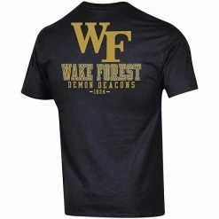 Men's Champion Black Wake Forest Demon Deacons Stack 2-Hit T-Shirt 4 Men's Champion Black Wake Forest Demon Deacons Stack 2-Hit T-Shirt -Champion shop unnamed file 6431