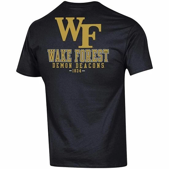 Men's Champion Black Wake Forest Demon Deacons Stack 2-Hit T-Shirt Men's Champion Black Wake Forest Demon Deacons Stack 2-Hit T-Shirt -Champion shop unnamed file 6431