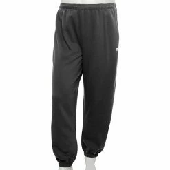 Big & Tall Champion® Fleece Pants Black -Champion shop unnamed file 644