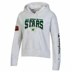 Women's Champion Heathered Gray Dallas Stars Reverse Weave Pullover Hoodie 4 Women's Champion Heathered Gray Dallas Stars Reverse Weave Pullover Hoodie -Champion shop unnamed file 6454