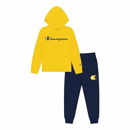 Boys 4-7 Champion Signature Hoodie & Fleece Pants Set Team Gold Boys 4-7 Champion Signature Hoodie & Fleece Pants Set Team Gold -Champion shop unnamed file 650