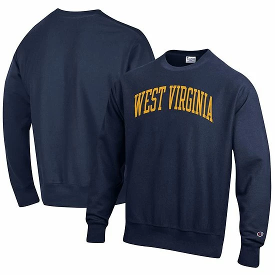 Men's Champion Navy West Virginia Mountaineers Arch Reverse Weave Pullover Sweatshirt Men's Champion Navy West Virginia Mountaineers Arch Reverse Weave Pullover Sweatshirt -Champion shop unnamed file 6511