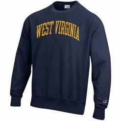 Men's Champion Navy West Virginia Mountaineers Arch Reverse Weave Pullover Sweatshirt 3 Men's Champion Navy West Virginia Mountaineers Arch Reverse Weave Pullover Sweatshirt -Champion shop unnamed file 6512