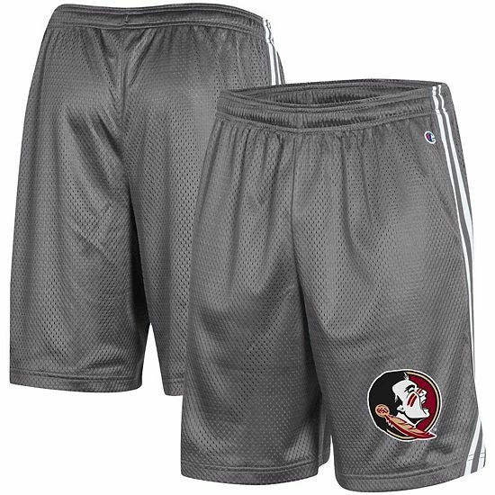 Men's Champion Gray Florida State Seminoles Team Lacrosse Shorts Men's Champion Gray Florida State Seminoles Team Lacrosse Shorts -Champion shop unnamed file 6514
