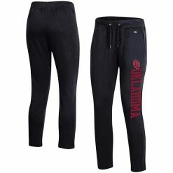 Women's Champion Heathered Black Oklahoma Sooners 2.0 Fleece Pants