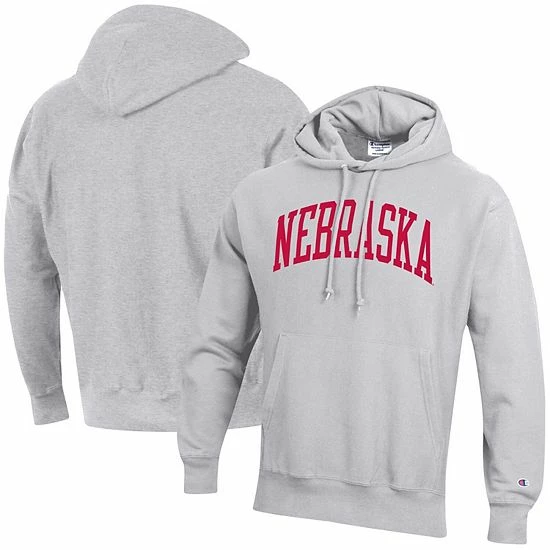 Men's Champion Heathered Gray Nebraska Huskers Big & Tall Reverse Weave Fleece Pullover Hoodie Sweatshirt Men's Champion Heathered Gray Nebraska Huskers Big & Tall Reverse Weave Fleece Pullover Hoodie Sweatshirt -Champion shop unnamed file 6530