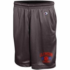 Men's Champion Gray Clemson Tigers Classic Shorts -Champion shop unnamed file 6539