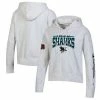 Women's Champion Heathered Gray San Jose Sharks Reverse Weave Pullover Hoodie