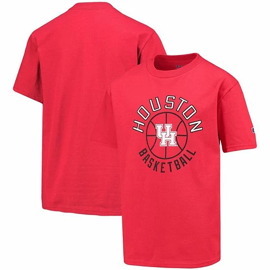 Youth Champion Red Houston Cougars Basketball T-Shirt Youth Champion Red Houston Cougars Basketball T-Shirt -Champion shop unnamed file 6562