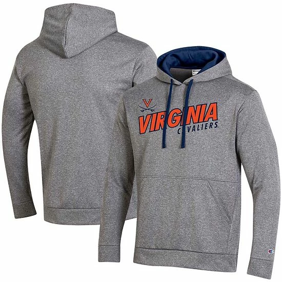 Men's Champion Heathered Gray Virginia Cavaliers Field Day Fleece Pullover Hoodie Men's Champion Heathered Gray Virginia Cavaliers Field Day Fleece Pullover Hoodie -Champion shop unnamed file 6565